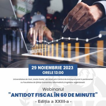 Antidot fiscal ȋn 60 de minute – Ediţia a XXIII - a