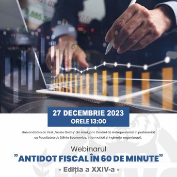 Antidot fiscal ȋn 60 de minute – Ediţia a XXIV - a