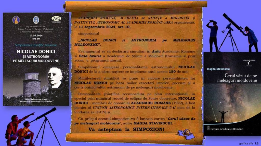 Simpozionul „Nicolae Donici și astronomia pe meleaguri moldovene”