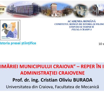 “Curierul Primăriei Municipiului Craiova” – Reper în istoria presei administrației craiovene