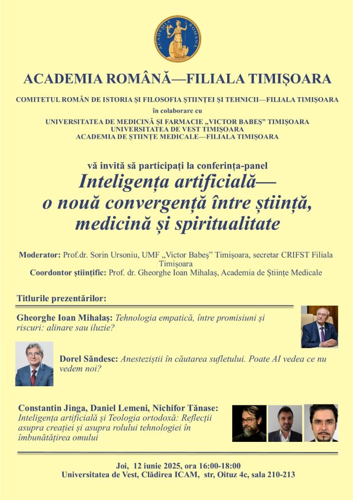 Inteligența artificială - o nouă convergență între știință, medicină și spiritualitate