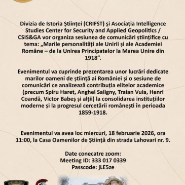 Marii oameni de stiintă ai României - de la Unirea Principatelor la Marea Unire din 1918