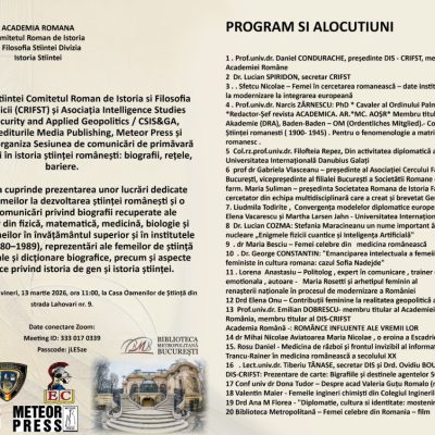 Femei în istoria științei românești: biografii, rețele, bariere