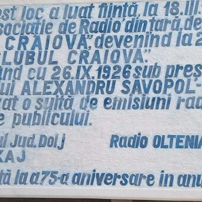 100 de ani de la înființarea asociației de radiofonie în Craiova. Evoluția radioamatorismului craiovean până în prezent