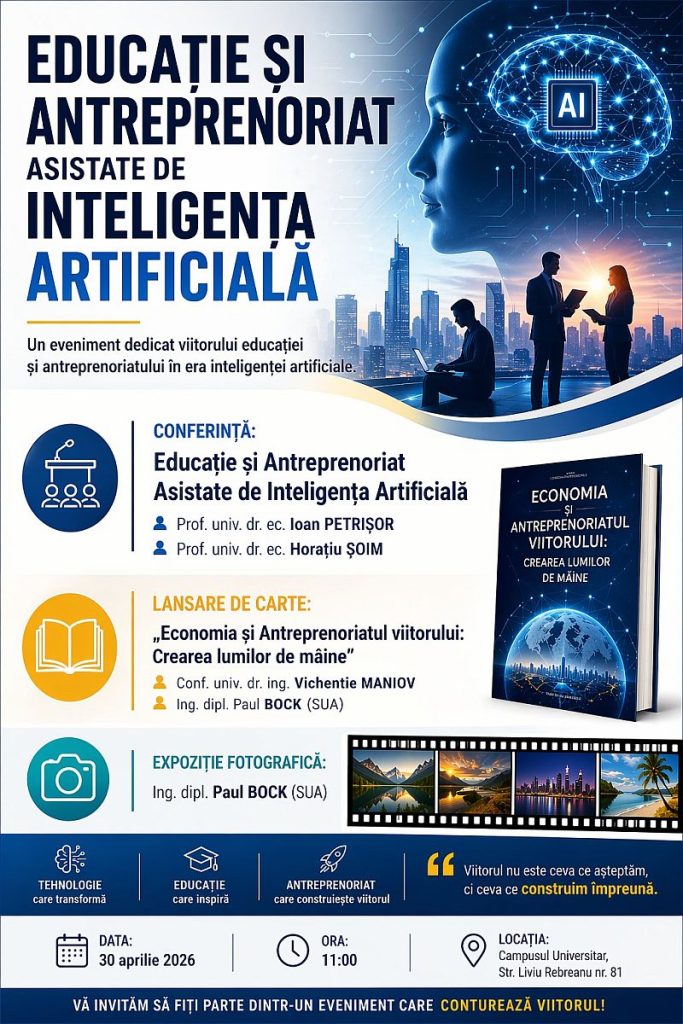 Educație și antreprenoriat asistate de inteligența artificială