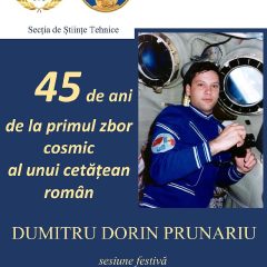 esiunea festivă „45 de ani de la primul zbor cosmic al unui cetățean român”