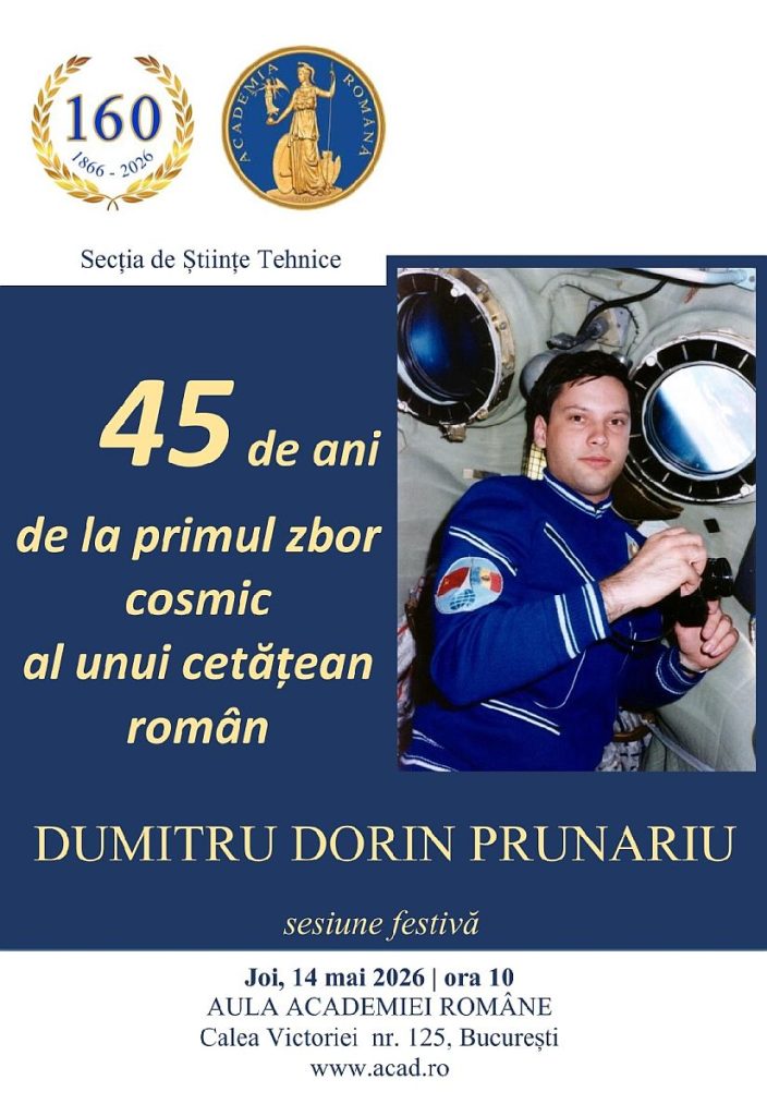 esiunea festivă „45 de ani de la primul zbor cosmic al unui cetățean român”