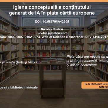Igiena conceptuală a conținutului generat de IA în piața cărții europene