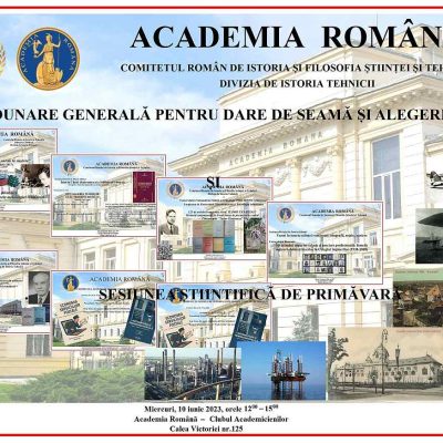 Adunarea Generală de dare de seamă și alegeri și Sesiunea de primăvară a Diviziei de Istoria Tehnicii