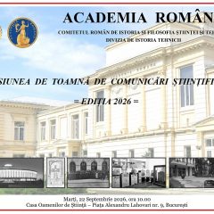 Sesiunea de Toamnă a Diviziei de Istoria Tehnicii