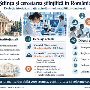 Știința și cercetarea științifică în România: evoluție istorică, situație actuală și vulnerabilități structurale